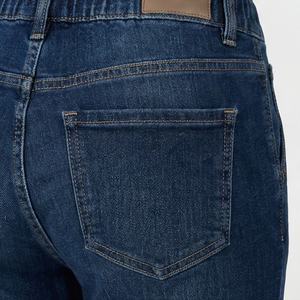 Mid Waist <b>Women's</b> Denim <b>Jeans</b> Custom Logo Winter Fitness Wear Premium Quality Breathable Quick Dry Stretchy Bottoms Customized - Product Image 5