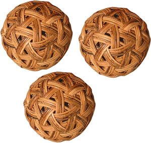 Juguete de Bambú Tejido a Mano para Pájaros, Pelota de Ratán para Forrajar, Juguete Masticable de Madera Natural para Periquitos, Conures y Calopsitas - Macy - Product Image 4