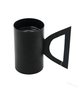 Nouveau bougeoir décoratif en fer bougeoir d'halloween bougeoir de couleur noir mat pour la décoration de la maison et de la fête - Product Image 1