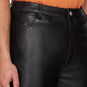 Pantalones de cuero de gran oferta con logotipo personalizado e impresión OEM pantalones de hombre transpirables de buena calidad - Product Image 3