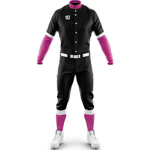 ชุดเบสบอลแบบสั่งทำพิเศษ ผลิตตามแบบ OEM สำหรับยุโรป ผ้าโพลีเอสเตอร์ ระบายเหงื่อได้ดี เสื้อและกางเกง ชุดทีมสโมสร MOQ ต่ำ จัดส่งรวดเร็ว - Product Image 4