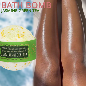 Calm Tea Ritual Bath Fizz, Baño Efervescente de Jazmín y Té Verde para Equilibrar la Piel, Cuidado Suave, Hecho a Mano en Letonia, Marca Privada, Suministro al por Mayor - Product Image 3