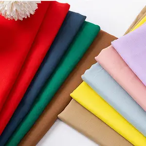 Custom Dyeing Color 65 Polyester 35 Cotton 20x21s 108*58 Twill Fabric For Workwear Clothes Uniform Fabric