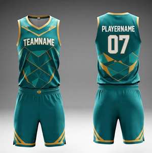 ชุดกีฬาบาสเก็ตบอลแบบสั่งทำพิเศษ OEM ปี 2026 ชุดยูนิฟอร์มพิมพ์ลาย 100% โพลีเอสเตอร์ ระบายเหงื่อได้ดี เสื้อทีมเปล่าสำหรับผู้ชาย - Product Image 5