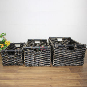 Artex Dong Thap Paniers de rangement en jacinthe d'eau faits à la main Coffrets cadeaux décoratifs en osier pour la maison et le bureau - Product Image 6