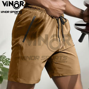 Shorts pour hommes Joggers Sports Fitness & Shorts de natation Poches à fermeture éclair Séchage rapide Respirant Casual Drawstring Shorts Été - Product Image 6