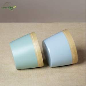 Jardinière en bambou tressé minimaliste - Pot de fleurs écologique, durable et léger pour une utilisation en intérieur/extérieur, couleurs douces - Product Image 5