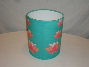 Couvercle de lampe en lin moderne et élégant Abat-jour en tissu de coton à impression numérique unique lampe de table de luxe pour la maison le bureau vivant en métal - Product Image 6