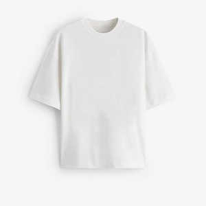 เสื้อยืดโอเวอร์ไซส์สำหรับผู้ชายและขนาดใหญ่พิเศษโลโก้ออกแบบได้เองเสื้อยืดคุณภาพสูงสำหรับทุกเพศ - Product Image 4