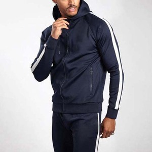 Vêtements de sport décontractés pour hommes Survêtement à la mode avec capuche zippée Vêtements d'extérieur d'hiver - Product Image 5