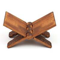 Rehal de Madera Vintage Auténtica para el Corán, Lujoso y Moderno, Hecho a Mano, Ajustable, 100% Natural, Soporte para Libros Sagrados, Decoración para el Hogar, de Fábrica