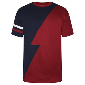 Camiseta de Manga Corta para Hombre, Talla Grande, Algodón Pesado de Alta Calidad con Poliéster, Personalizada al por Mayor, OEM/ODM - Product Image 1