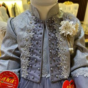 เดรสปาร์ตี้แฟนซีผ้าซาตินสำหรับเด็กชุดเดรสปาร์ตี้แฟนซีสำหรับฤดูใบไม้ผลิ2024ใหม่ - Product Image 2