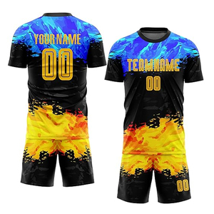 Uniforme de fútbol con impresión por sublimación de secado rápido para adultos, camisetas y camisetas de corte automatizado, ropa de fútbol, camiseta de fútbol - Product Image 1