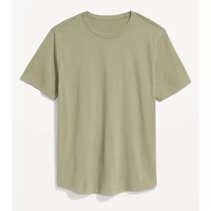 เสื้อยืดผ้าฝ้าย100% สำหรับผู้ชายขนาดใหญ่พิเศษพิมพ์ลายนูนโลโก้แบบกำหนดเองสำหรับฤดูร้อนออกแบบโลโก้ตามสั่ง - Product Image 3