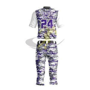 Custom Baseball Softball Uniforms Breathable Personalized Sublimation Pinstriped Jersey and <b>Knickers</b> Long Pants for Sports - Product Image 2