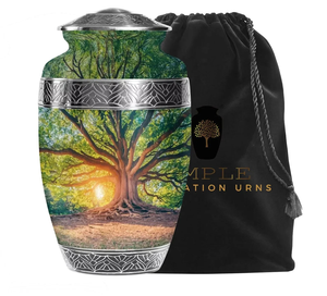 โกศเผาอลูมิเนียมเคลือบสีฌาปนกิจรูป220ขนาดใหญ่รูปทรงสวยงามสามารถแกะสลักโกศใส่ศพได้ - Product Image 1