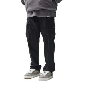 Utility Pant Black Streetwear Style Durable Fabric Adjustable Ankle Cuffs Hidden Zip <b>Pockets</b> Modern Fit Everyday Comfort - Product Image 5