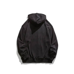 Sweat-shirts à capuche pour hommes, couleur unie, hiver, confortables, respirants, en polaire, fermeture éclair, impression puff, polyester/coton, design personnalisé, utilisation en extérieur - Product Image 2