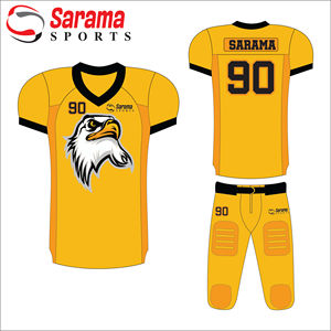 Venta caliente de buena calidad camisetas de fútbol americano práctica personalizada uniforme de fútbol americano para entrenamiento, - Product Image 3