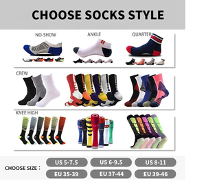 Calcetines de diseño personalizado OEM proveedor de fábrica mejor calidad para pedidos a granel Calcetines unisex para correr ligeros - Product Image 4