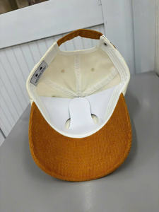 Custom Corduroy Baseball <b>Cap</b> Two Tone <b>Vintage</b> Dad Hat Adjustable <b>Vintage</b> Style <b>Cap</b> Vietnam OEM Gorras For Casual Trending Items - Product Image 5
