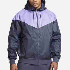 Custom Winter Hooded Canvas Windbreaker <b>Jacket</b> with Front Customized Logo Waterproof Breathable <b>Plus</b> <b>Size</b> Men's - Product Image 1