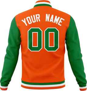 Chaqueta de béisbol universitaria de alta calidad para hombres, estilo Hip Hop, manga larga, bolsillos delanteros, cuello levantado, chaqueta universitaria en Pakistán - Product Image 2