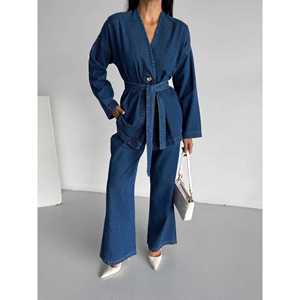Ensemble kimono en denim pour femmes 1801 - Product Image 5