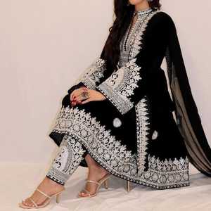 Ladies Fashion Afghan Women Dresses Long Sleeves Beautiful Design Traditional Afghani Dress for Sale - Product Image 5