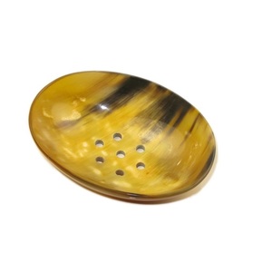 Cuenco de cuerno de búfalo pulido de diseño único, nuevo diseño hecho a mano, cuenco de cuerno para servir ensalada, fabricante de India - Product Image 1