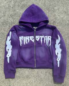 เสื้อฮู้ดพิมพ์ลายพัฟสำหรับผู้ชายผ้าฝ้าย100% - Product Image 1