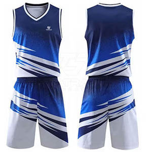Tenues de sport d'extérieur respirantes à séchage rapide, ensembles de maillots de basket imprimés sans manches, matière polyester 2025, logo personnalisé - Product Image 1