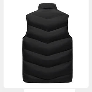 Gilet matelassé sans manches pour homme, en toile imperméable, décontracté, grande taille, printemps - Product Image 2