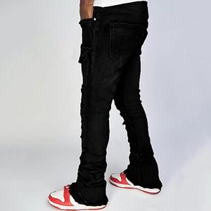กางเกงยีนส์ขายาวของผู้ชายกางเกงไฮสตรีทพร้อมกางเกงใส่สบายคุณภาพระดับพรีเมียมดีไซน์ล่าสุด - Product Image 2