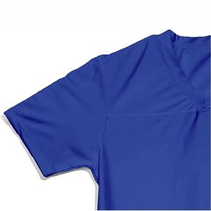 Camiseta de fútbol americano de malla transpirable deportiva Kandari, manga corta de talla grande, personalizable, 100% poliéster - Product Image 3