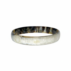 Brazalete de Cuerno de Búfalo Natural con Incrustaciones Pulidas, Ecológico, Hecho a Mano, Joyería de Boutique Premium, Estilo de Moda de Alta Gama - Product Image 6