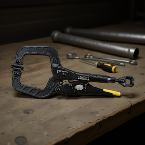 Pince à serrage professionnelle Stanley FMHT0-74892 FATMAX Lockgrip, type C, pivotante (2 pièces) Durable pour une utilisation professionnelle - Product Image 3