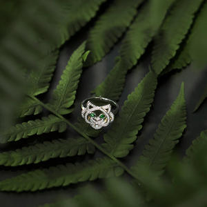 Bague classique pour homme Jeulia en argent sterling avec améthyste taille princesse - Product Image 3