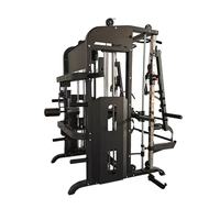 Machine Smith Commerciale Multifonctionnelle Réglable pour la Musculation et le Fitness