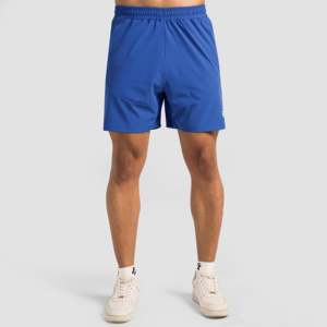 Shorts de sport Align 1.0 bleu électrique, conçus sur mesure, taille XS, 100% polyester avec fermeture élastique à la taille et décoration logo - Product Image 3