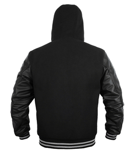 High Quality Wholesale Plus Size <b>Men's</b> Letterman <b>Jacket</b> Custom University Winter <b>Jacket</b> Stand Collar <b>Pullover</b> Outdoor Use - Product Image 6