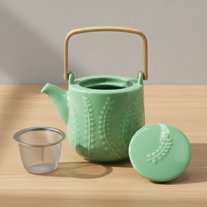 Best Sale New Design 3460038D-0.7 <b>Ceramic</b> <b>Teapot</b> Reusable For Premium Loose-Leaf Teas - Product Image 5