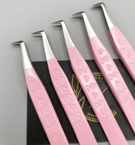 ที่หนีบขนตาปลอมแบบปลายสั้น90องศาทำจากสแตนเลสเป็นมิตรกับสิ่งแวดล้อม CNC - Product Image 2