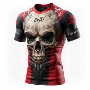 Protège-éruptions sublimés MMA personnalisés conçus pour l'entraînement des arts martiaux, des sports de combat et des performances athlétiques. - Product Image 3