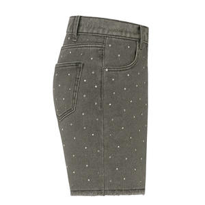 Precio al por mayor Pantalones cortos de strass Ropa de fitness Pantalones cortos de strass Spandex Poliéster Pantalones cortos de strass - Product Image 4