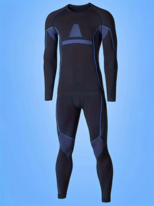 Conjunto Deportivo de Otoño Invierno para Hombre con Capucha, Color Sólido, para Exteriores, de Secado Rápido, Absorbente de Sudor, para Fitness, Correr, Resistente al Viento, Ropa de Calle Cálida - Product Image 4