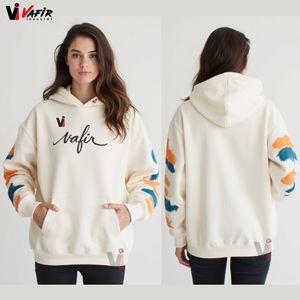 Sudadera con Capucha de Algodón para Mujer, Personalizada con Impresión 3D de Alta Calidad, Logotipo Personalizado, Impresión DTG - Product Image 3