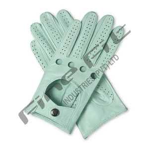 Vente en gros d'équitation Qualité supérieure Véritable gant d'équitation antidérapant pour hommes Gants de conduite en cuir Mode Hiver Chaud Extérieur - Product Image 2