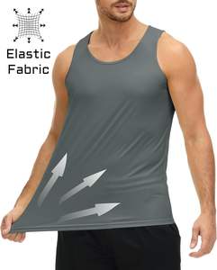 <b>Men's</b> UPF 50+ Tank Top Quick Dry Summer Workout Muscle Sleeveless <b>Shirts</b> for <b>Swim</b> Beach Bodybuilding - Product Image 3